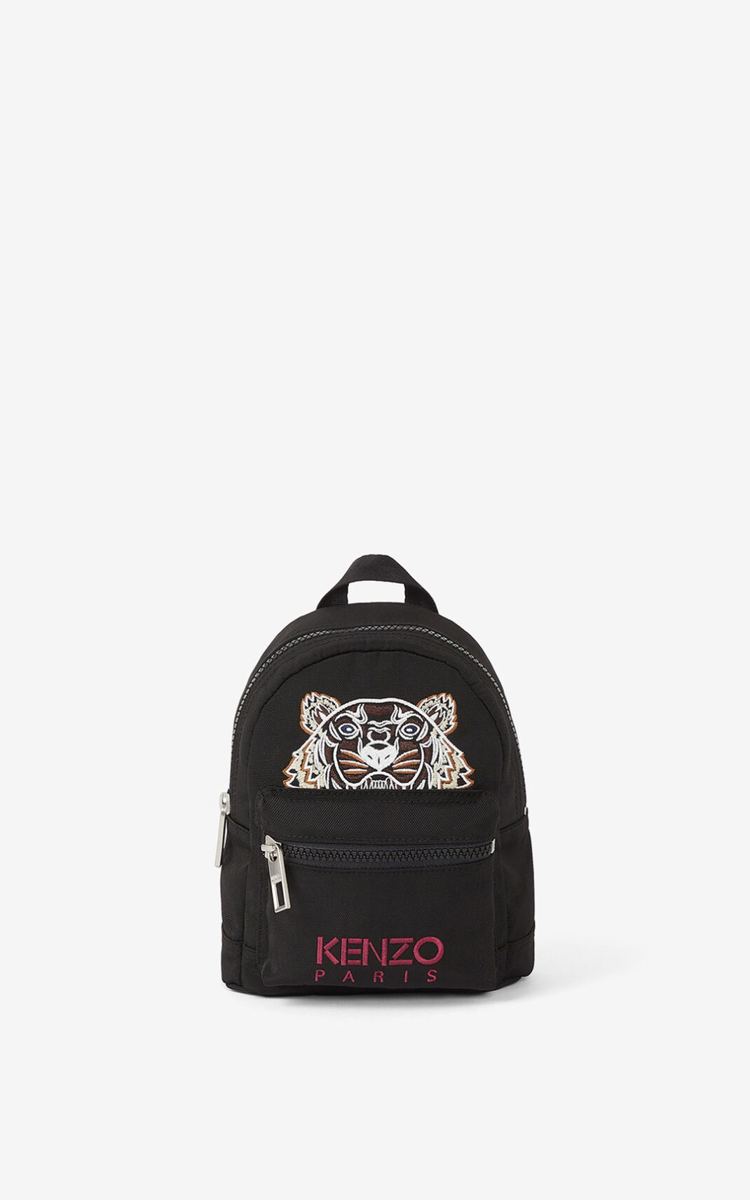 Kenzo Mini Lærred Kampus Tiger Rygsæk Herre - Sort DK-211308